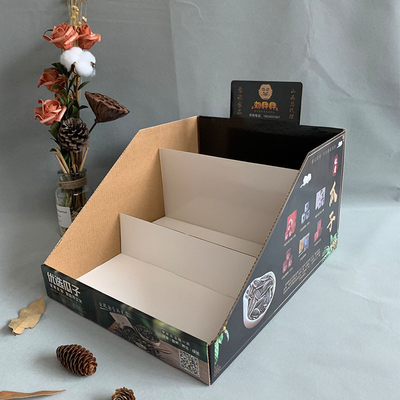 Supermarket Food Display Box Corrugated Packaging Box Color Box Paper Snack Promotion Empty Box Folding Paper Box Custom