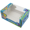 Children'S Toy Packaging PVC White Cardboard Corrugated Box With Window Opening
