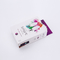 Customized white card paper color box, daily necessities folding packaging paper box