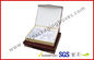 Luxury leathe paper with texture gift boxes for frame ,  Customized crocodile embossed leather paper gift package 
