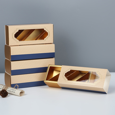 Custom Cardboard Window Chocolate Paper Packaging Boxes Clear Lid Boxes for Chocolate