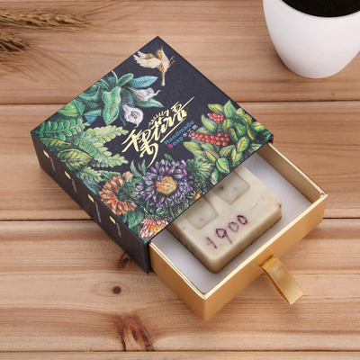 Soap Gift Packaging Boxes Pull Outer Drawer Box Customization