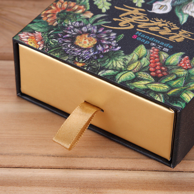 Soap Gift Packaging Boxes Pull Outer Drawer Box Customization