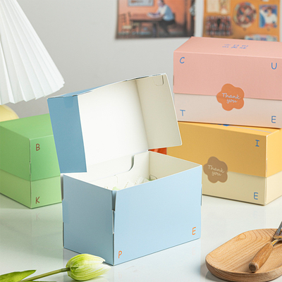 Wind nougat snow flake cookie packaging gift box Macaron Mung bean cake pineapple cookie small box custom made