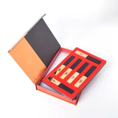Flip lipstick gift box customization Built-in sponge punching cosmetics gift box customization