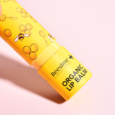 Paper tube round makeup lip balm empty tube customized sealed heaven and earth cover moisture-proof cylinder packaging