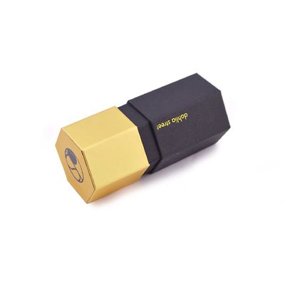 مربع هيكساجونال صناعة هدية صندوق غطاء صندوق هدية مجوهرات قلادة شكل صندوق الذهب الساخن الساخن الفضة المخصصة